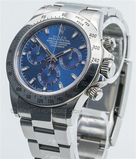 rolex daytona stahl blaues zifferblatt|rolex daytona bicolor.